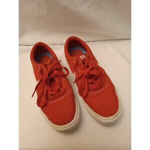 Nike Boy's Size 5Y SB Charge Canvas Red Sneakers. Activewear, Athleisure